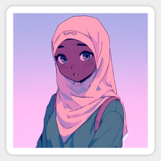 Hijabi Girl Sticker